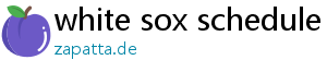 white sox schedule 2024